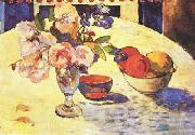 Paul Gauguin Flowers and a Bowl of Fruit on a Table  4 China oil painting reproduction